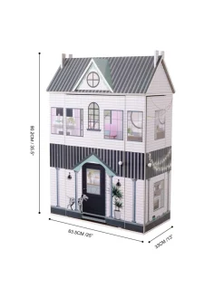 Christmas Gifts Teamson Kids Olivia's Little World – Dreamland 3 Side Open Farmhouse Doll House* Christmas Gifts