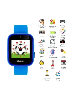 Christmas Gifts Tikkers Full Display Blue Silicone Strap Kids Smart Watch* Christmas Gifts