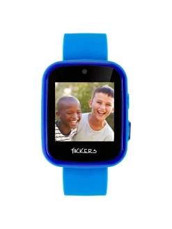 Christmas Gifts Tikkers Full Display Blue Silicone Strap Kids Smart Watch* Christmas Gifts