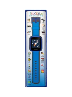 Christmas Gifts Tikkers Full Display Blue Silicone Strap Kids Smart Watch* Christmas Gifts