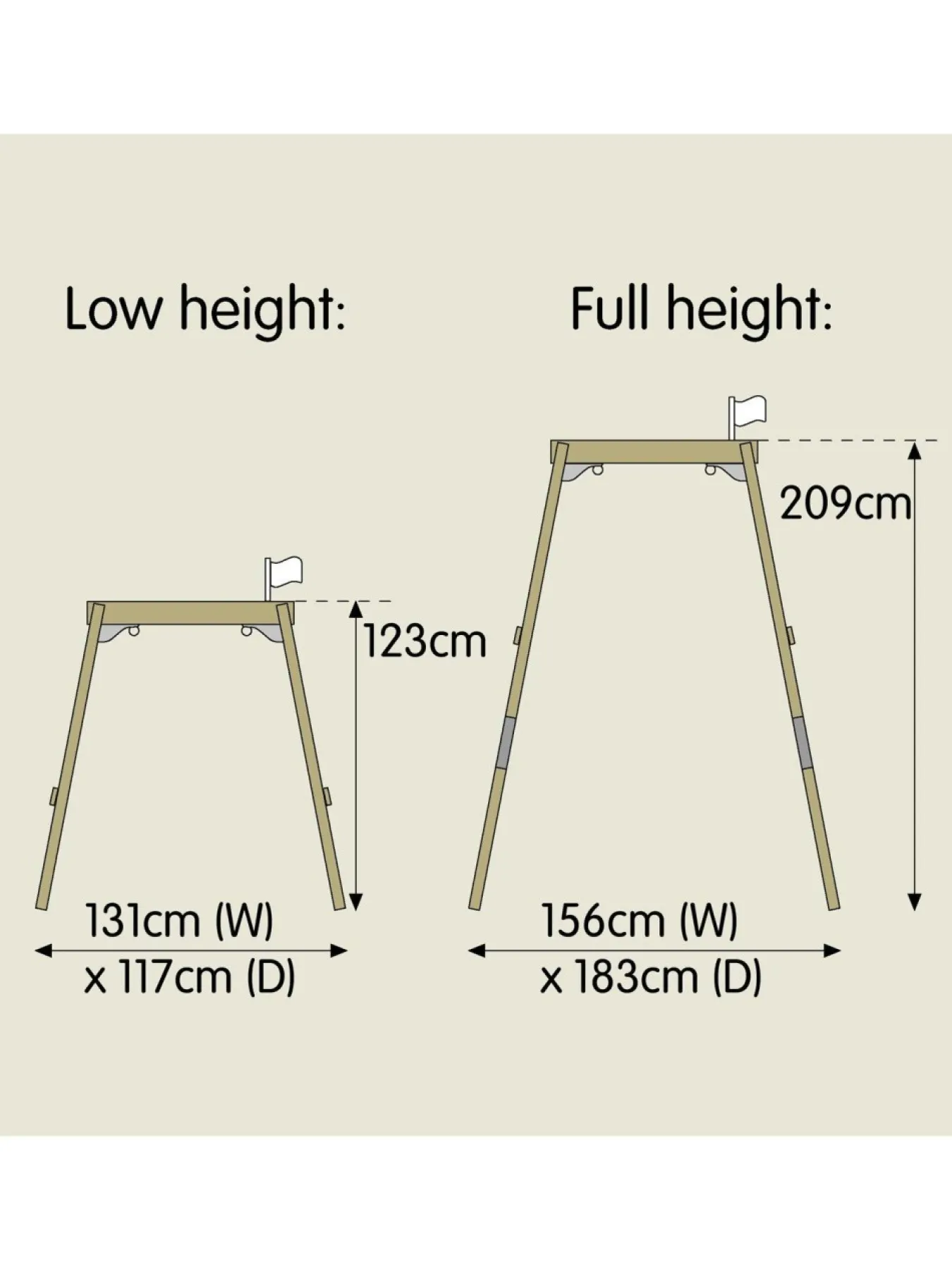 Christmas Gifts Tp Forest Acorn Growable Wooden Swing Set* Christmas Gifts
