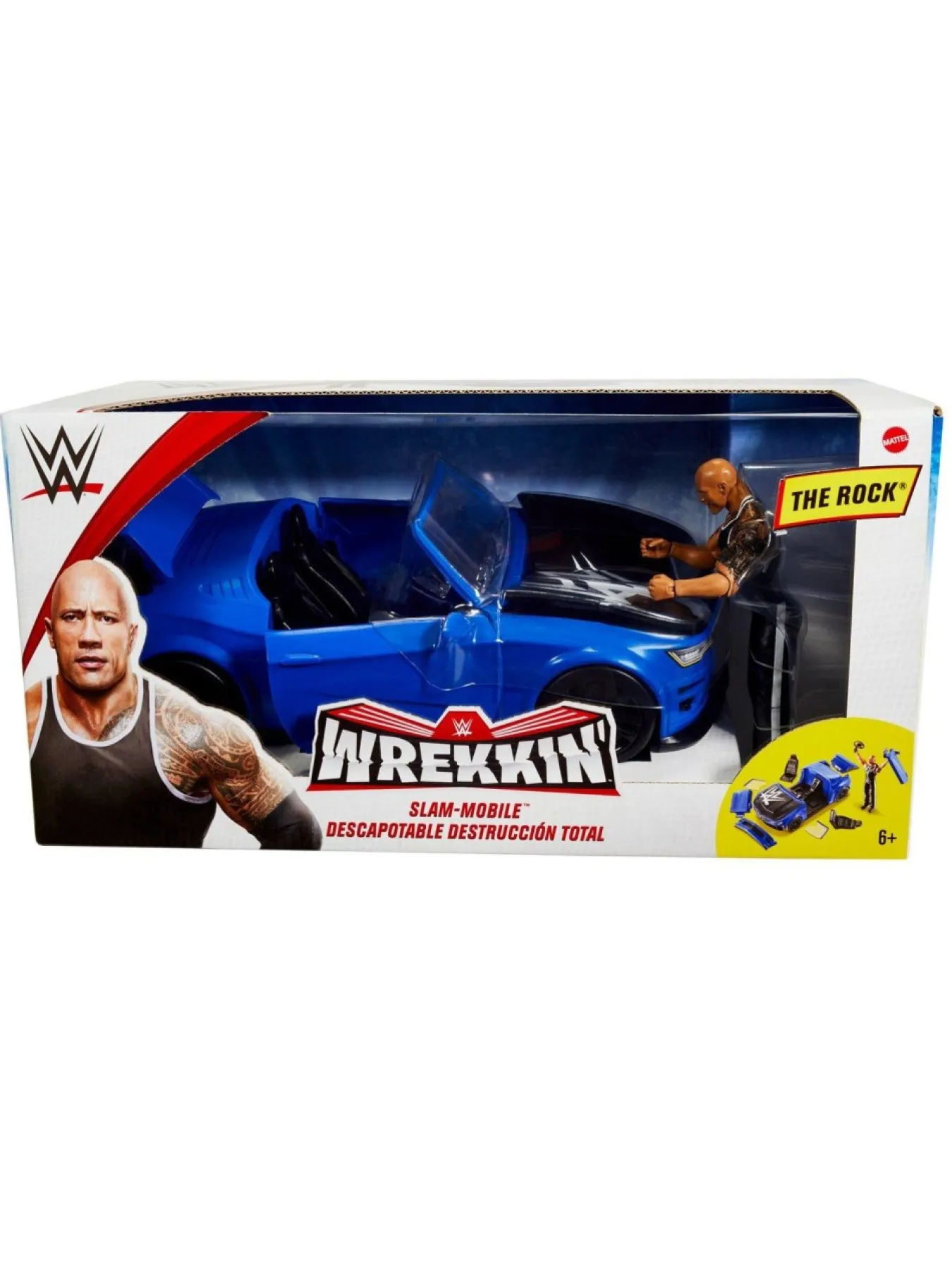 Christmas Gifts Wwe 6″ Wrekkin' Slam Mobile & The Rock Figure* Christmas Gifts