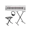 Christmas Gifts Yamaha Piaggero Np12 White Electronic Keyboard With Stand, Bench, Headphones And Online Lessons* Christmas Gifts